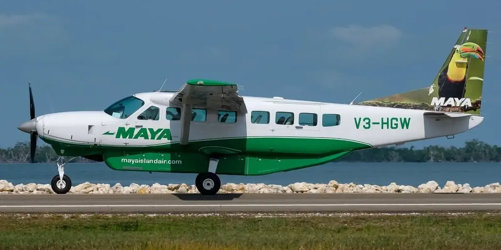 Maya Island Air: os pequenos aviões que ligam as ilhas de Belize
