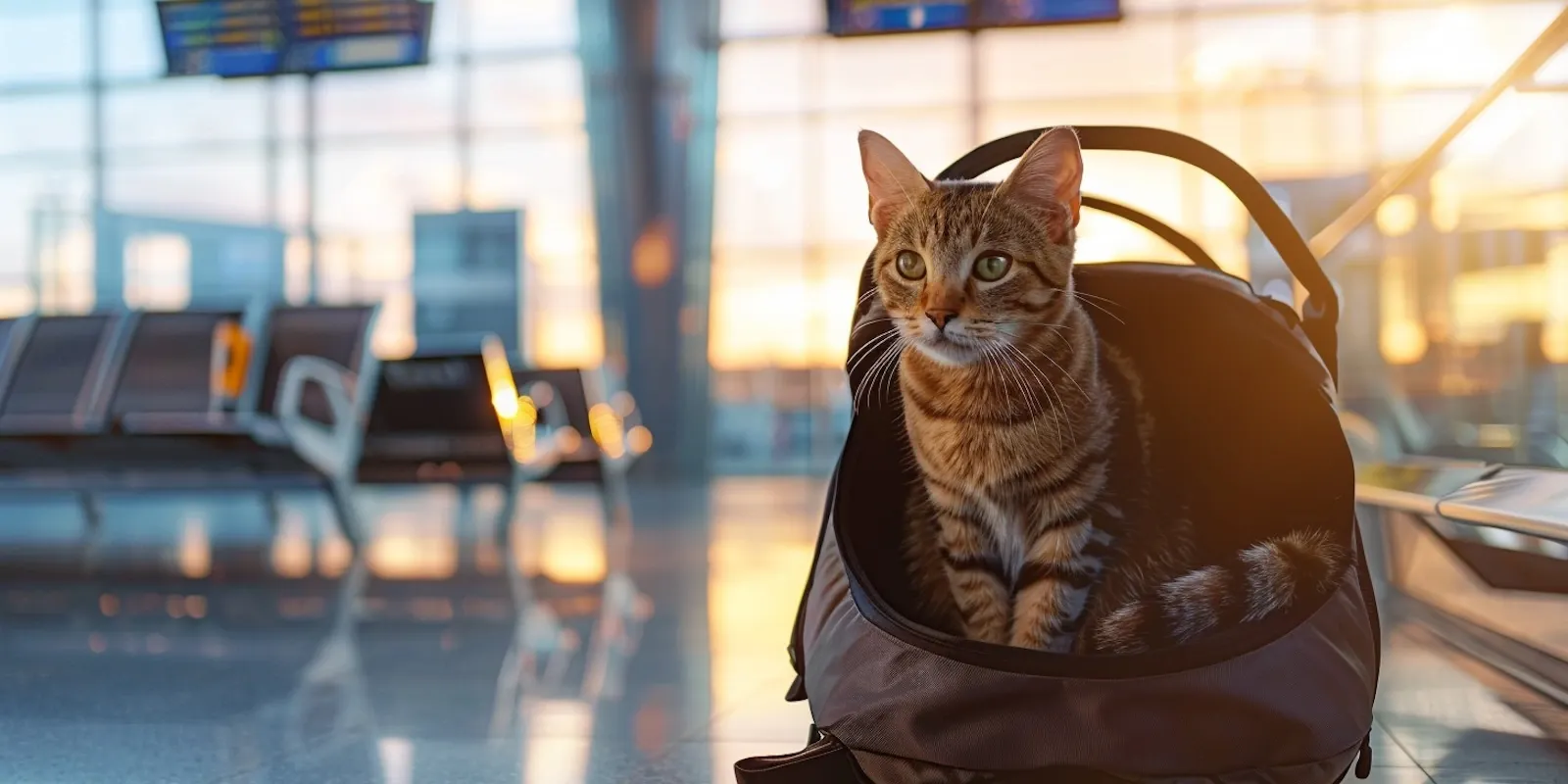 Viaggiare con animali durante uno scalo breve