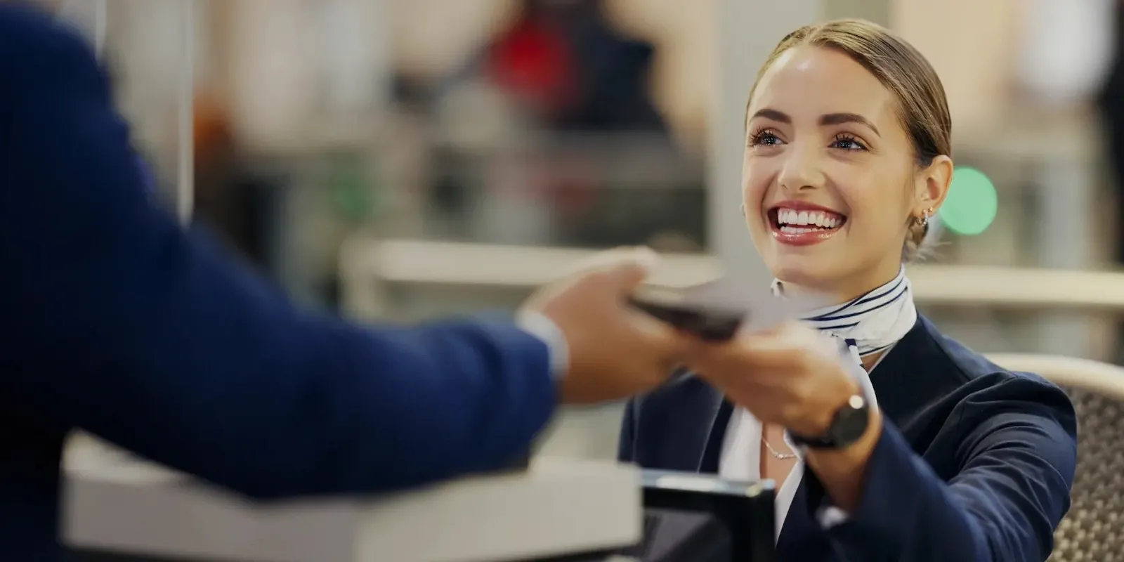 Check-in in aeroporto: come gestire i banchi fisici