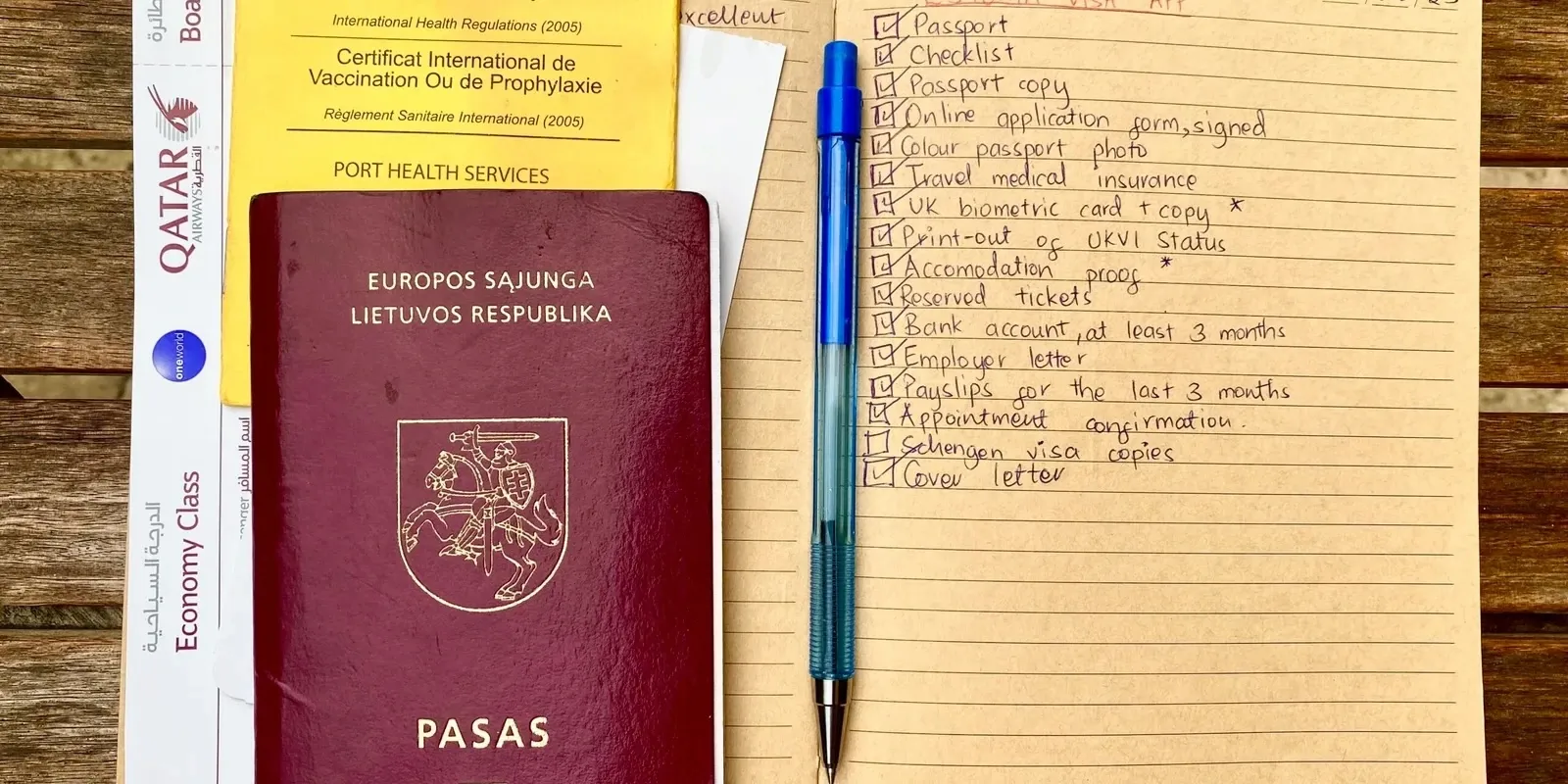 Come controllare i documenti prima di partire