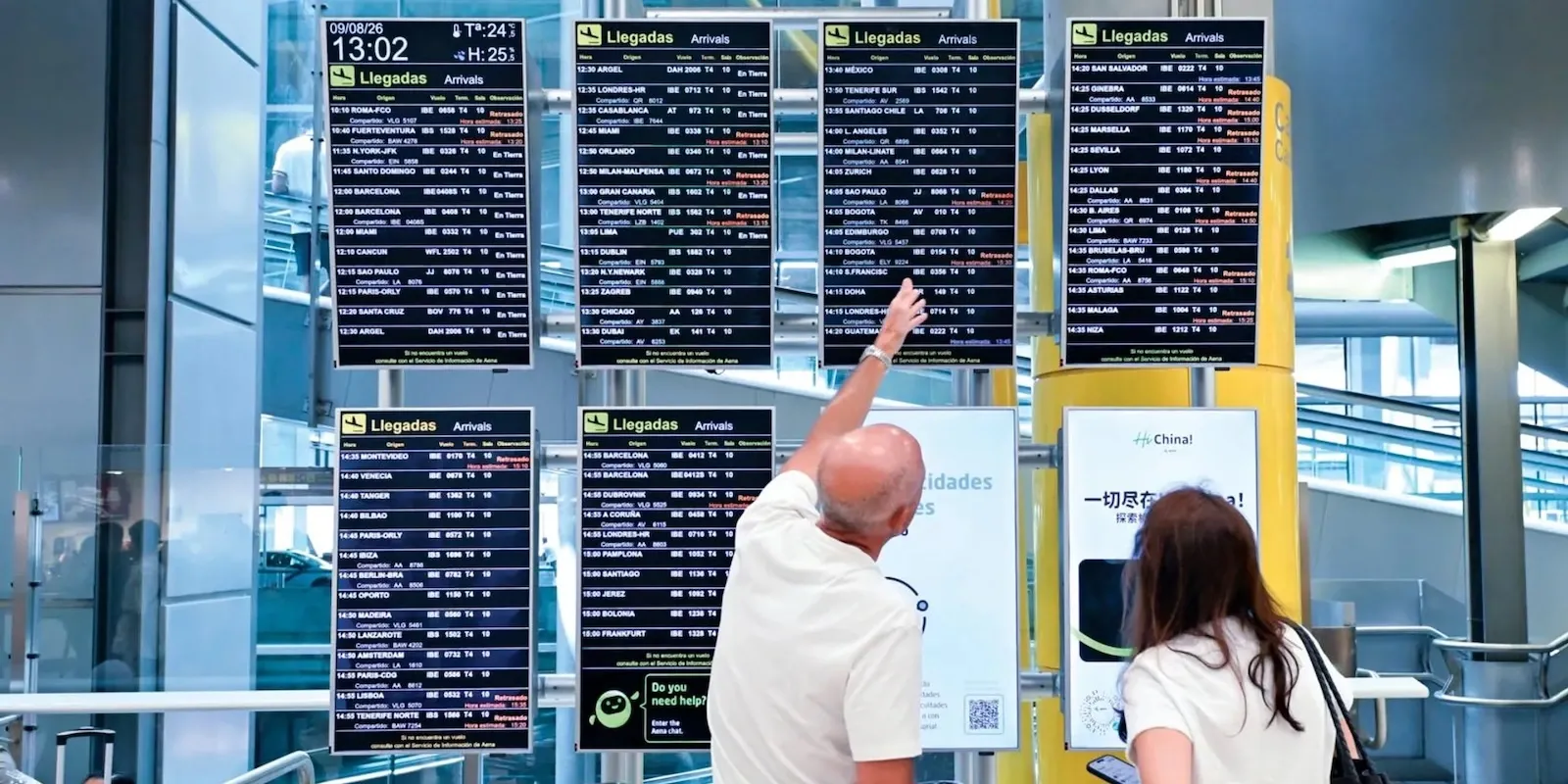 Cosa fare appena arrivati in aeroporto