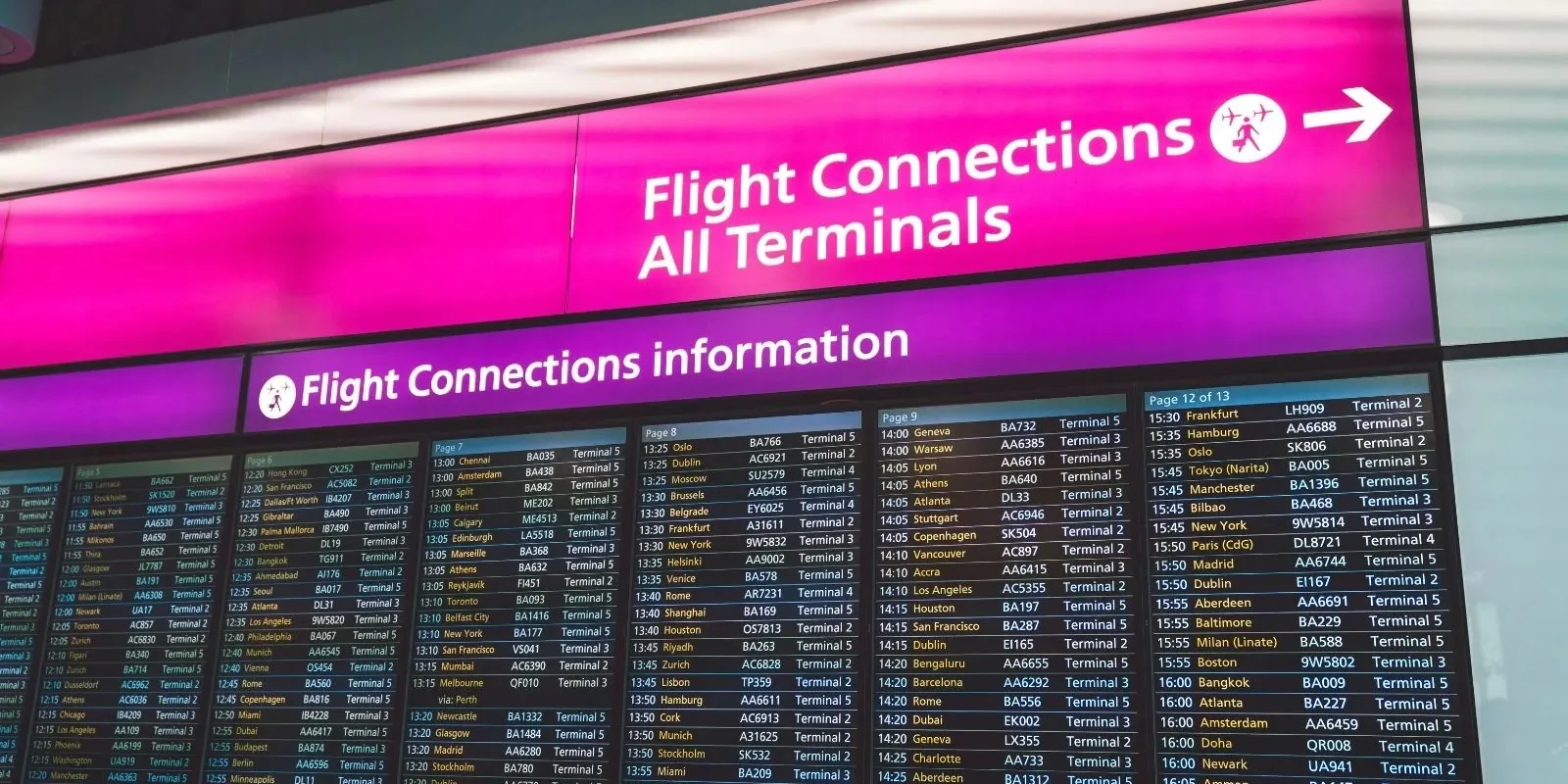 Errori frequenti quando si viaggia con uno scalo