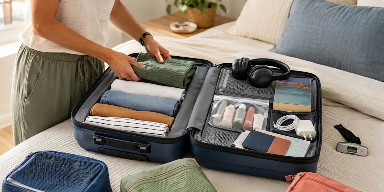 Como preparar a bagagem para uma viagem curta