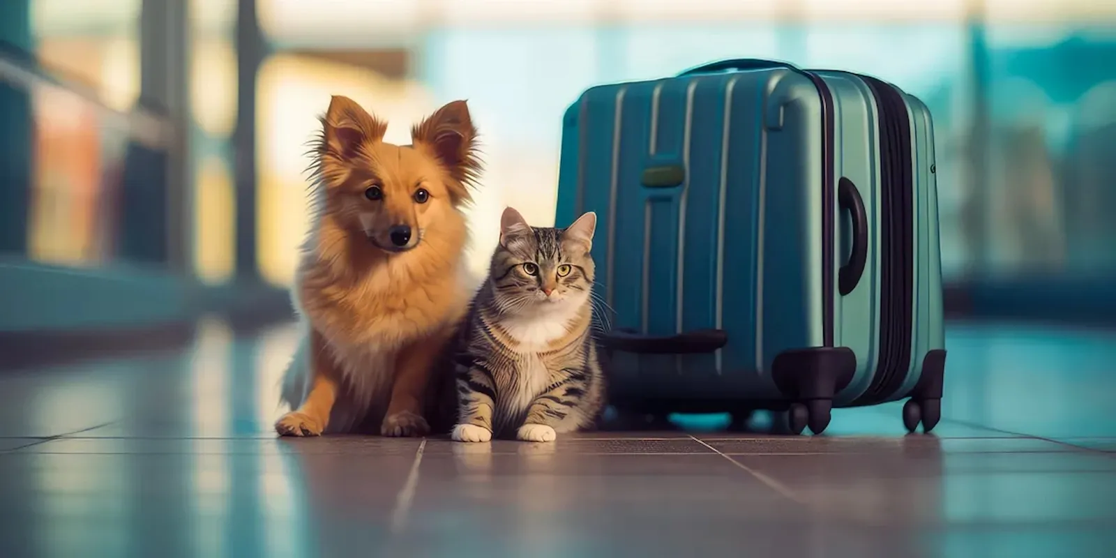 Come ridurre lo stress dell'animale il giorno del volo
