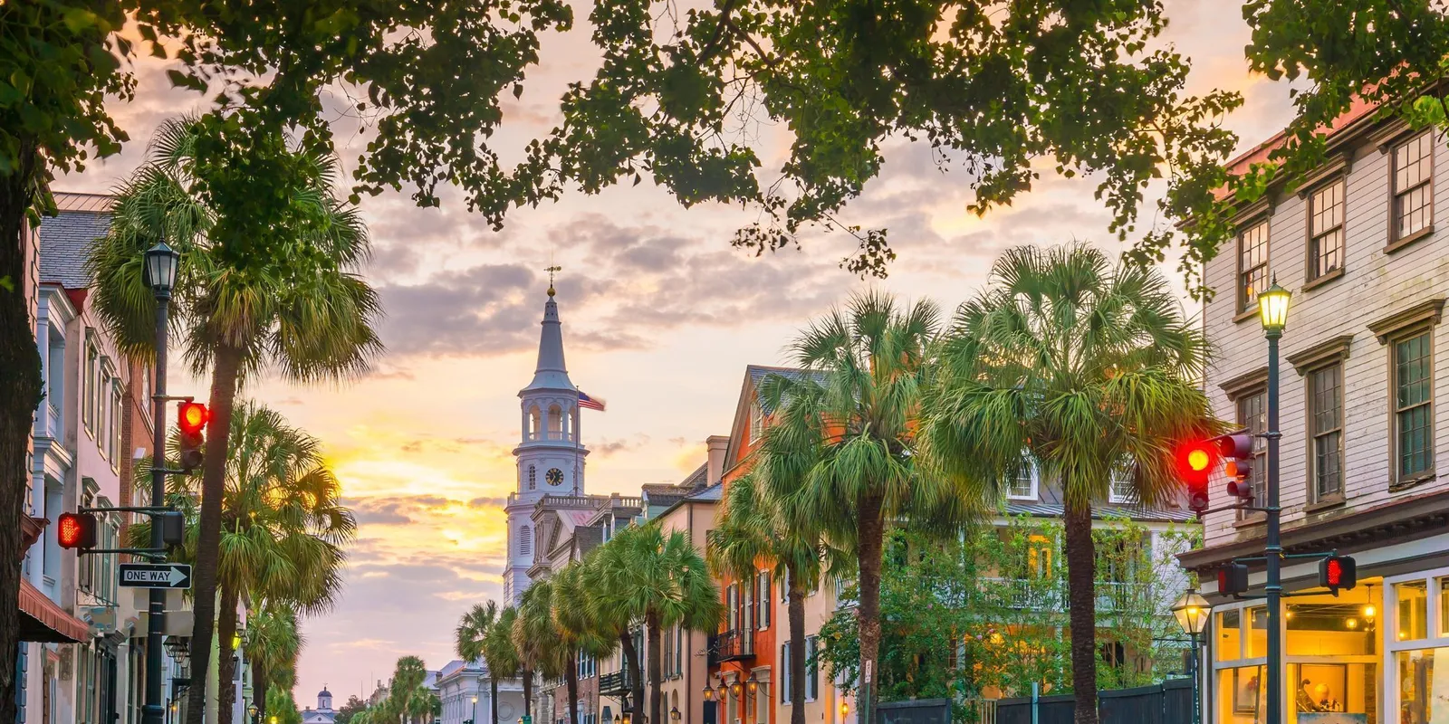 Charleston: le case colorate di Rainbow Row
