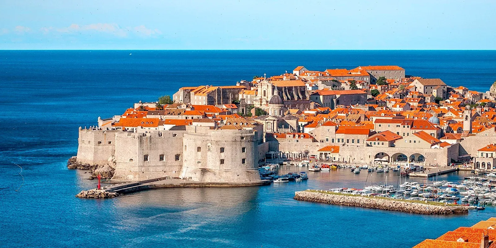 Dubrovnik: le mura sull'Adriatico