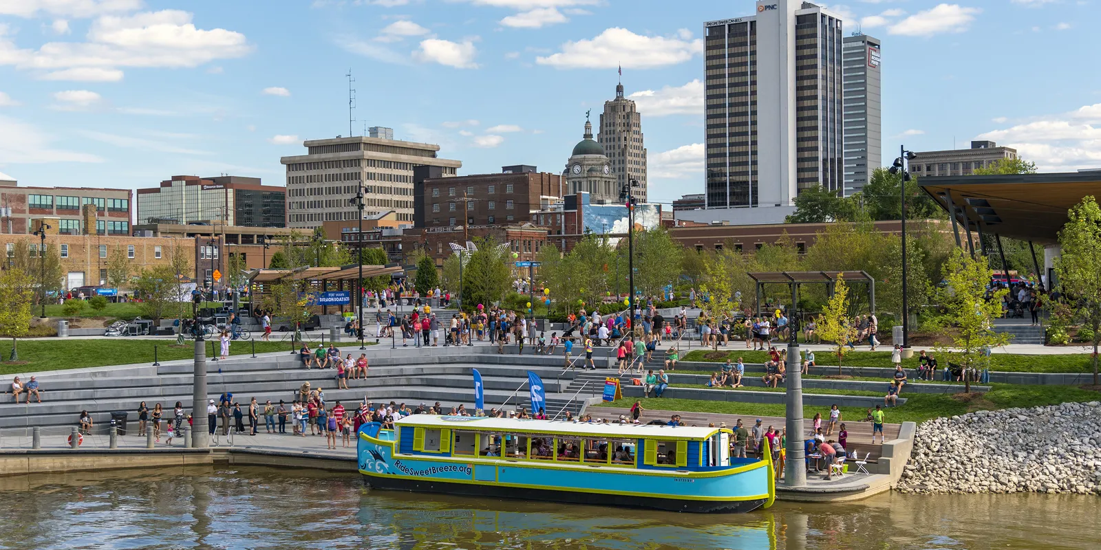 Fort Wayne: la città dei tre fiumi dell'Indiana