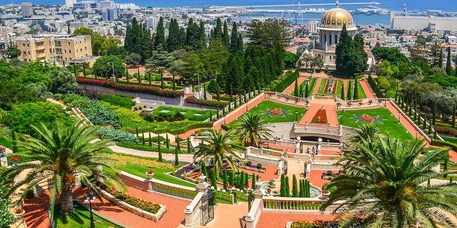 Haïfa: les jardins suspendus de la foi bahá'íe