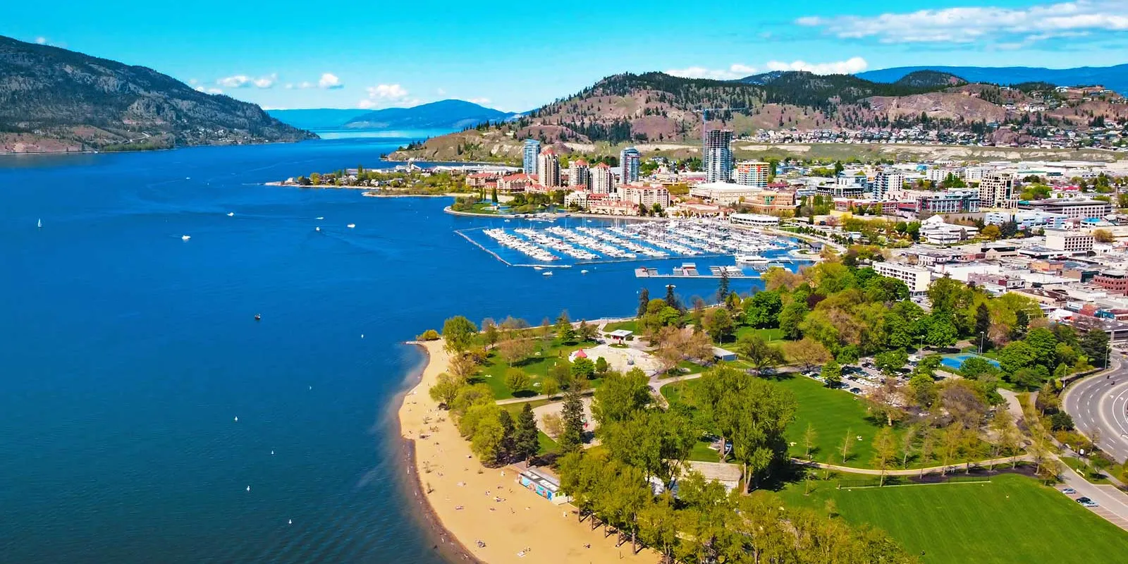 Kelowna: vinhedos no lago Okanagan