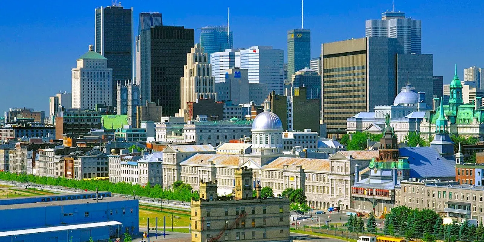 Montreal entre o Porto Antigo e o Mont Royal