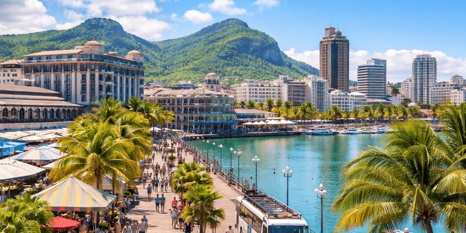 Port Louis em poucas horas: porto e mercado