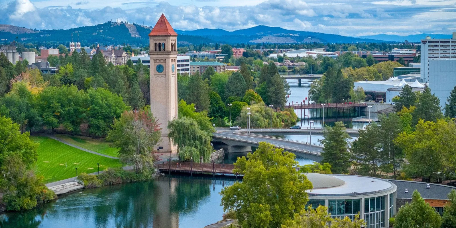 Spokane: le cascate al centro della città