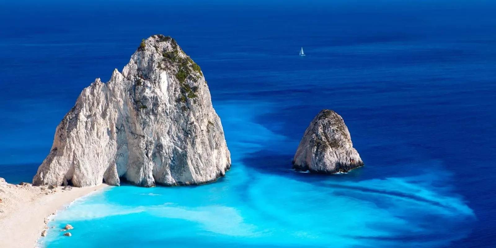 Zacinto: la spiaggia del relitto sull'Isola dei Fiori