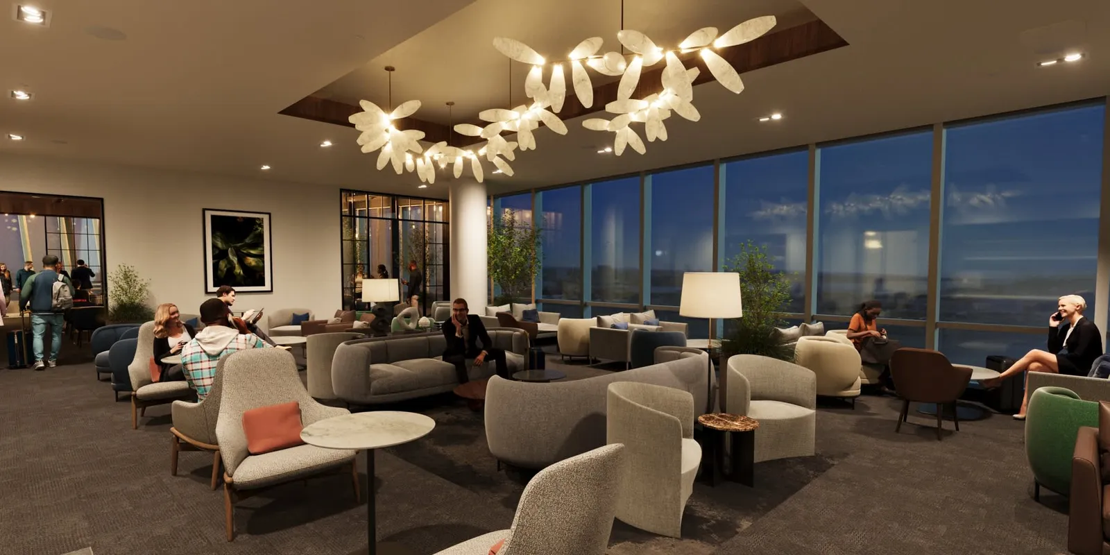 Newark: quale lounge scegliere, terminal per terminal