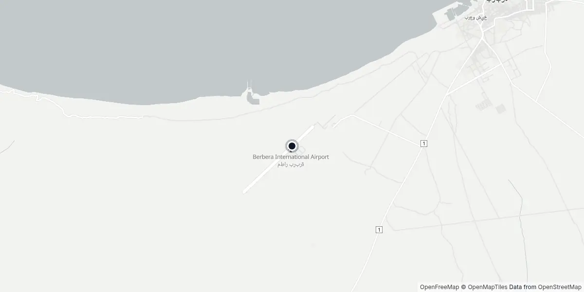 Mapa do Aeroporto de Berbera