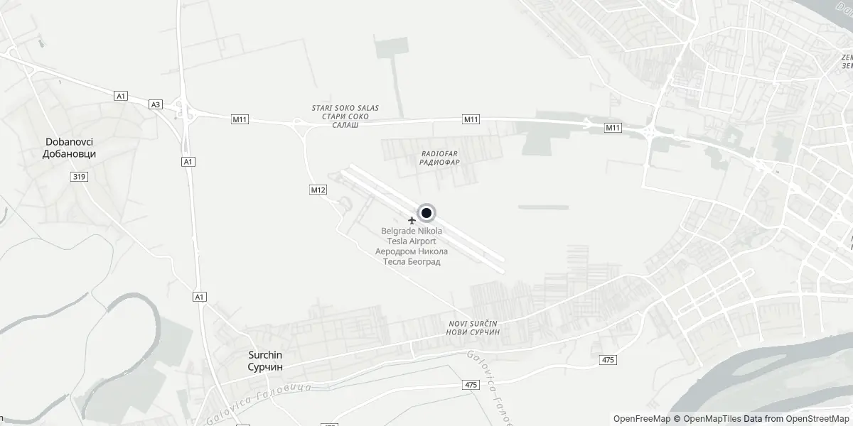 Dintorni dell'aeroporto