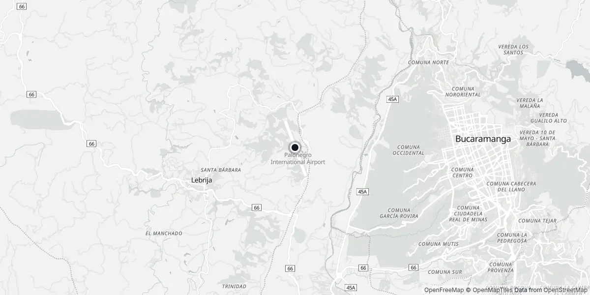Alrededores del aeropuerto