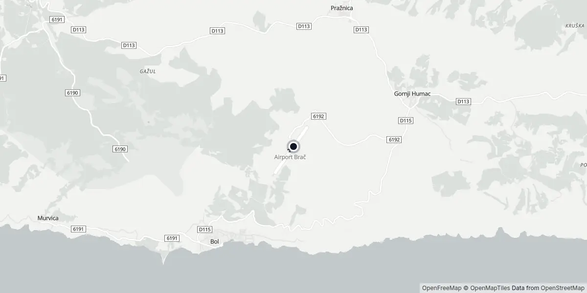 Mapa do Aeroporto de Bol