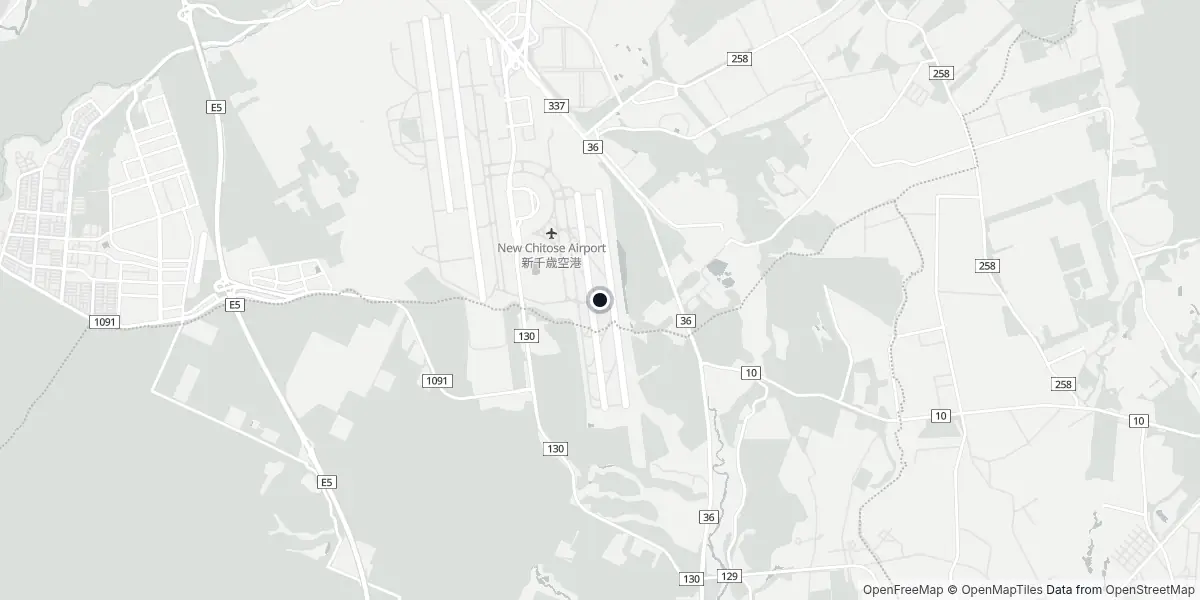 Mappa dell'Aeroporto di Chitose