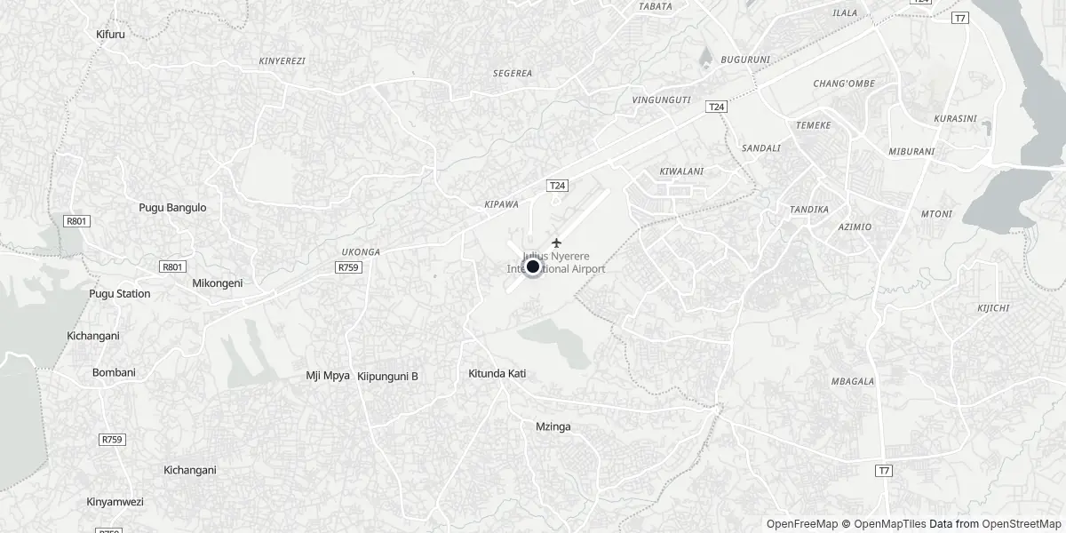 Dintorni dell'aeroporto