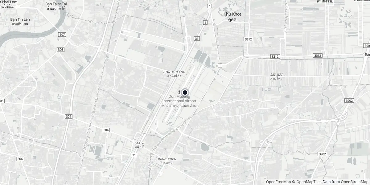 Dintorni dell'aeroporto