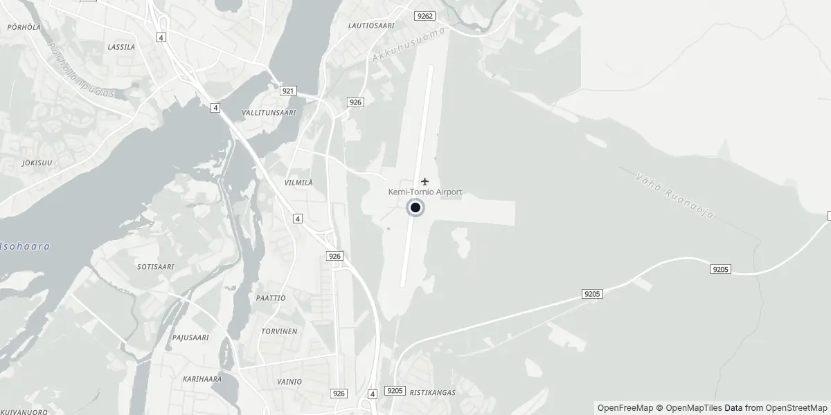 Dintorni dell'aeroporto