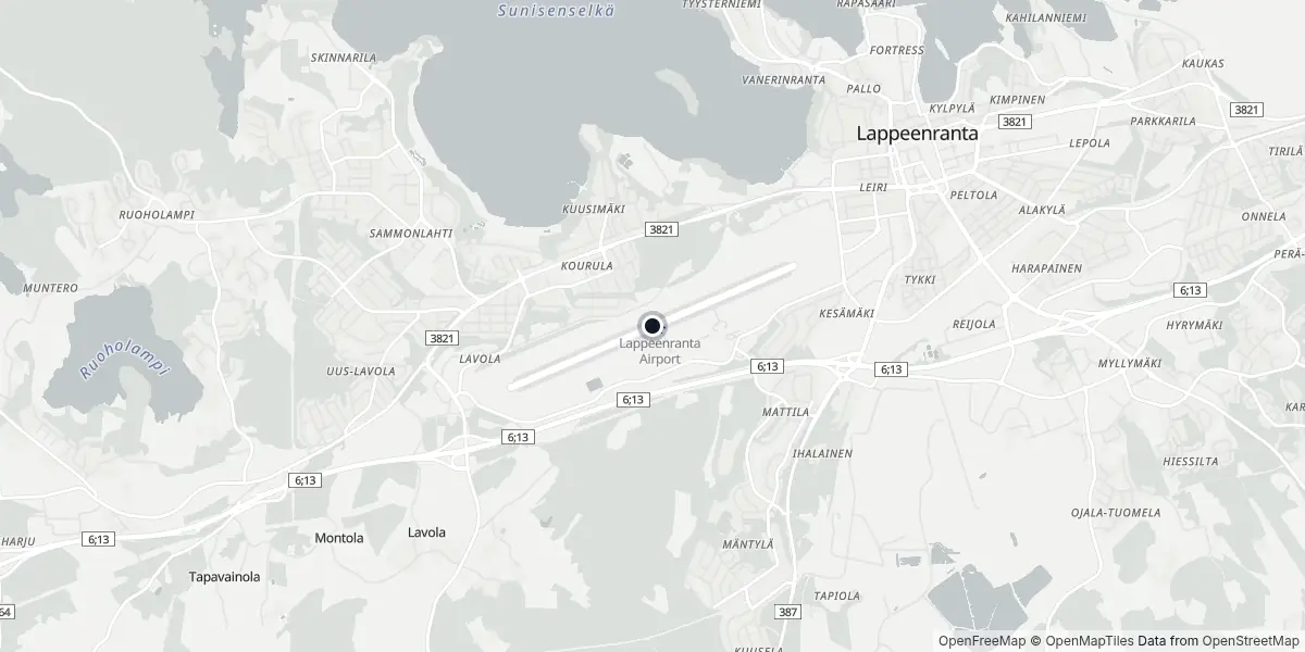 Around the airport