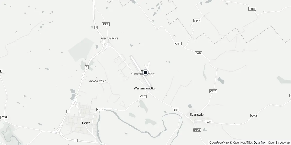 Dintorni dell'aeroporto