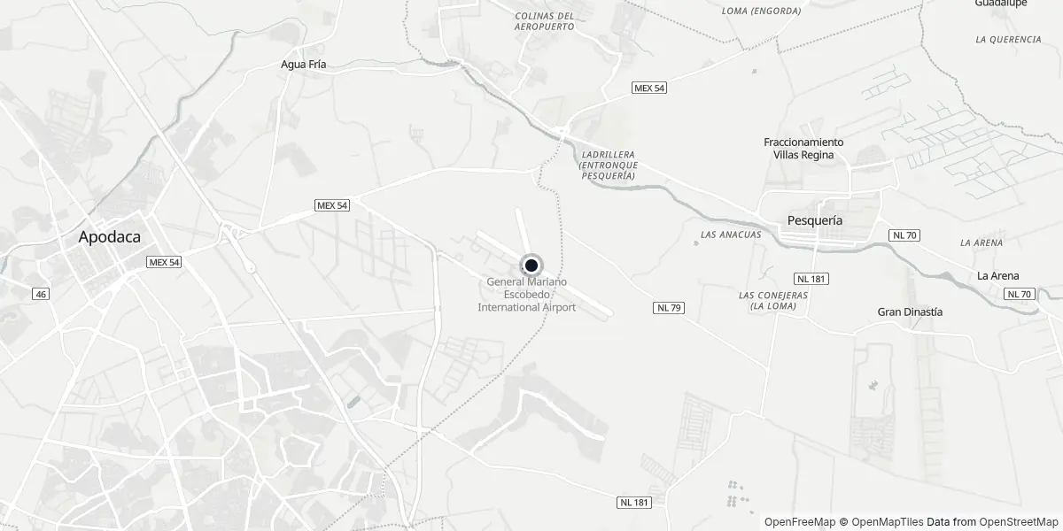 Dintorni dell'aeroporto