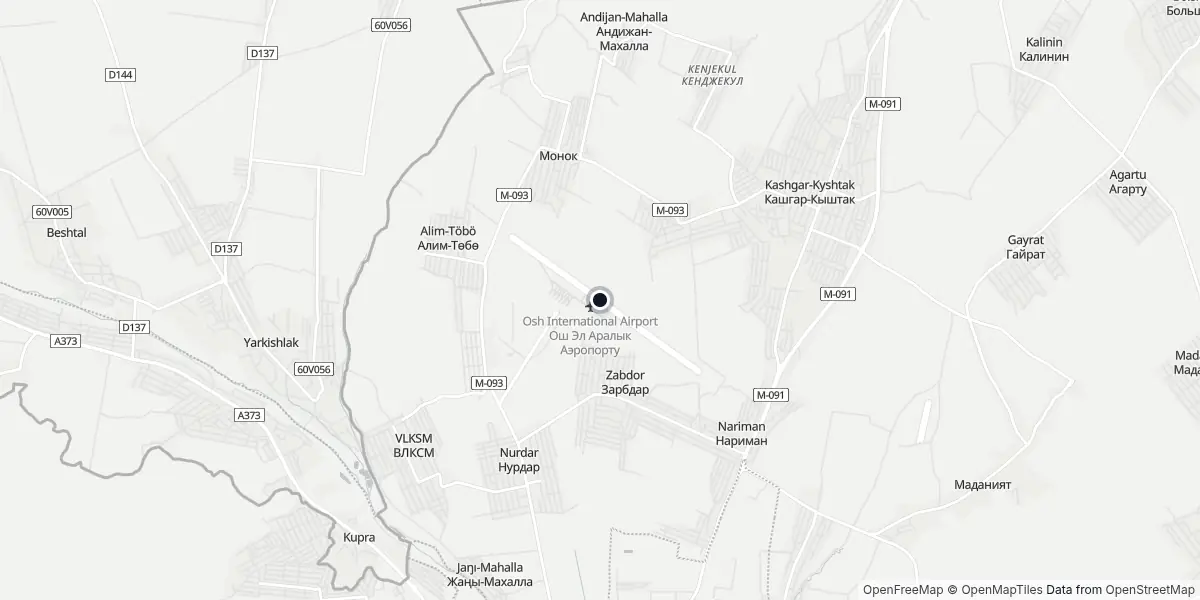 Dintorni dell'aeroporto