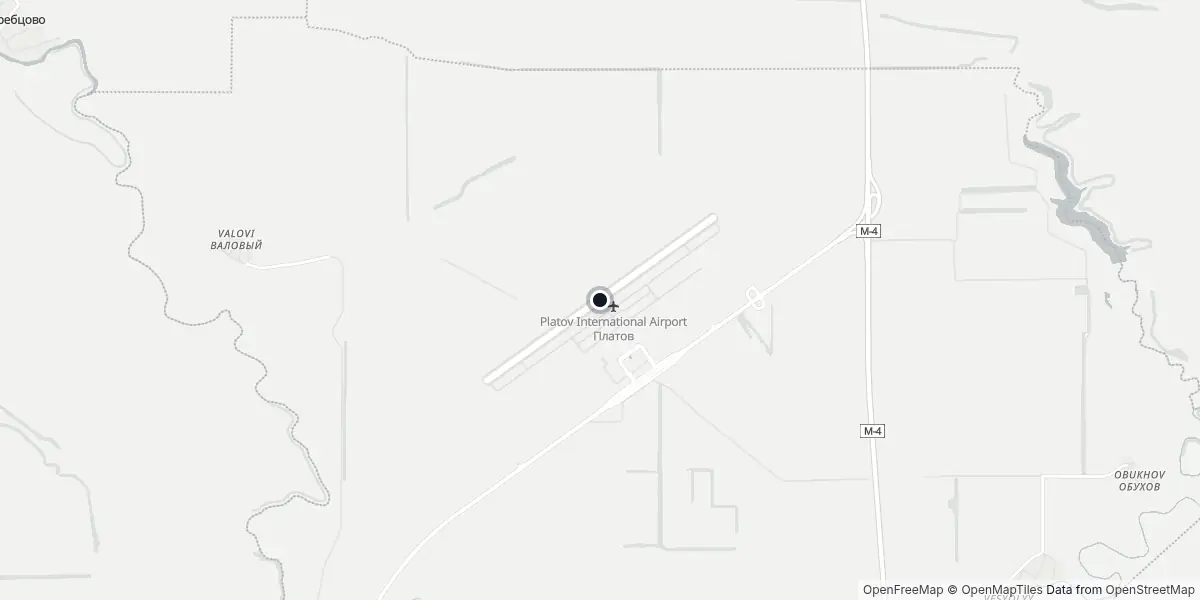 Mappa dell'Aeroporto di Rostov-on-Don