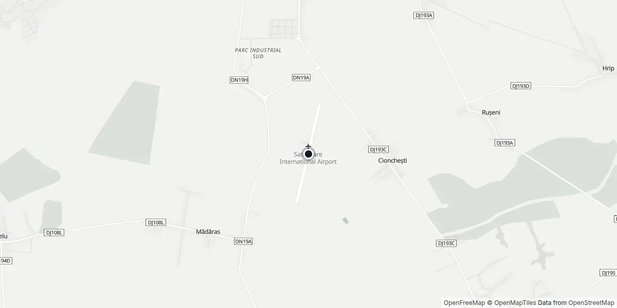 Rond de luchthaven