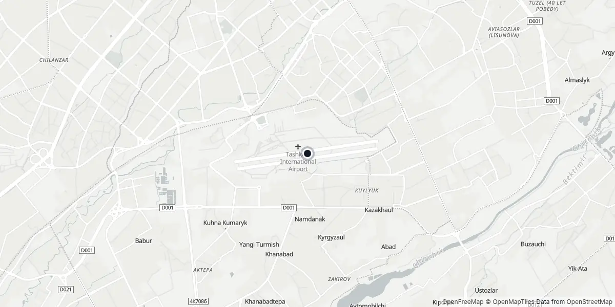 Around the airport