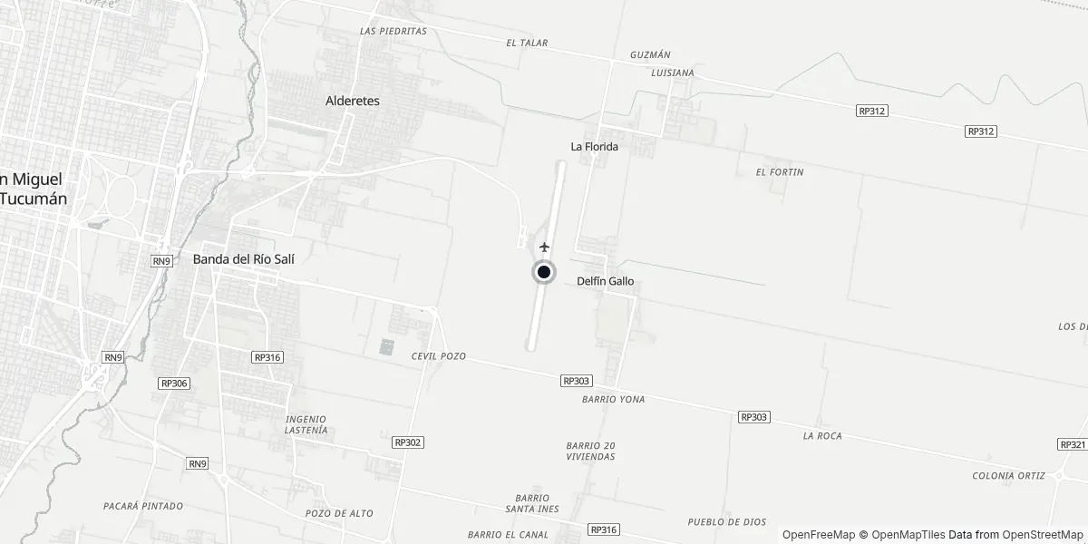 Dintorni dell'aeroporto