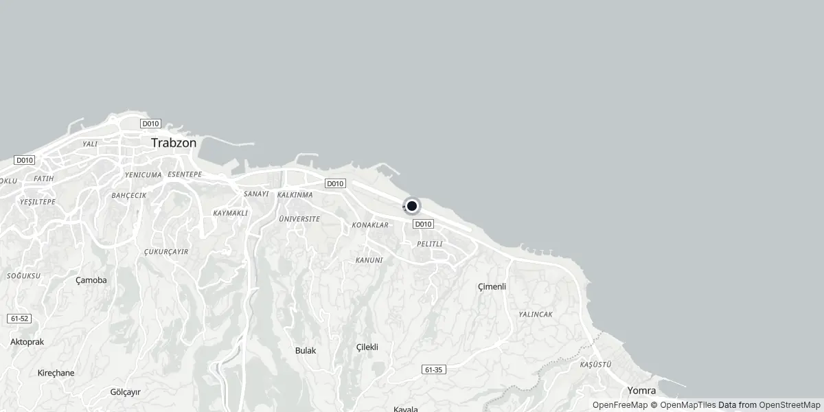 Mappa dell'Aeroporto di Trebisonda