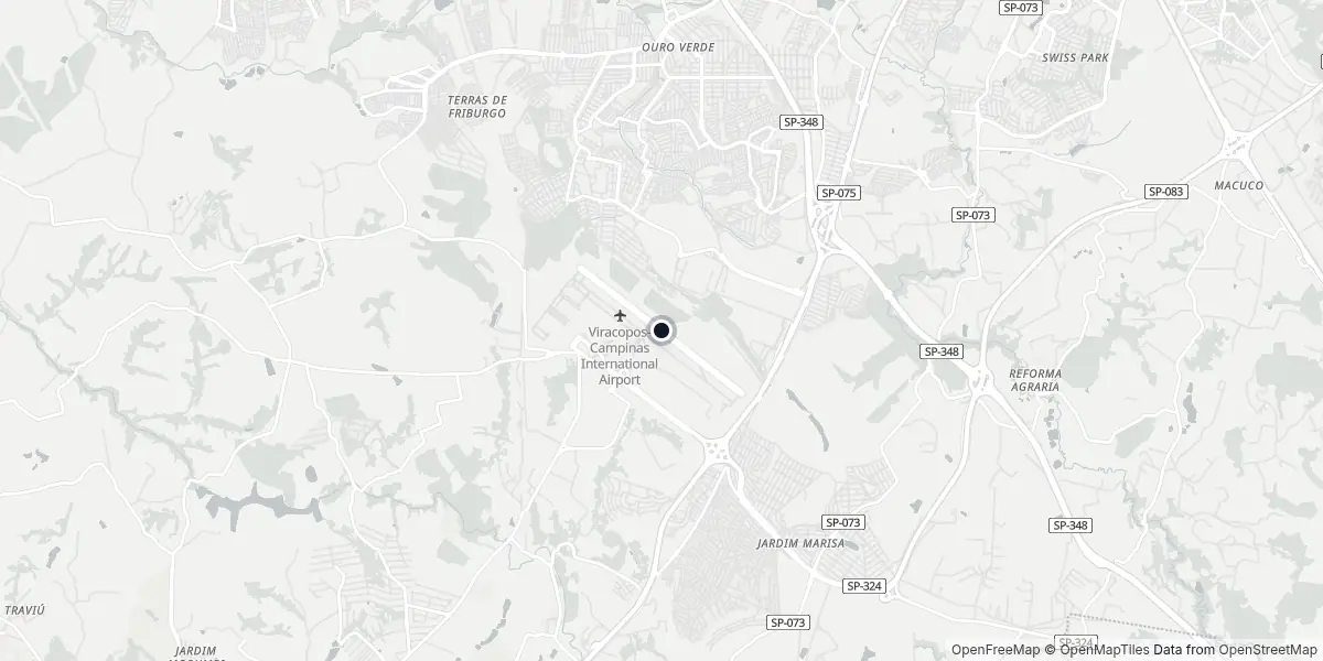 Mapa do Aeroporto de Campinas - Viracopos
