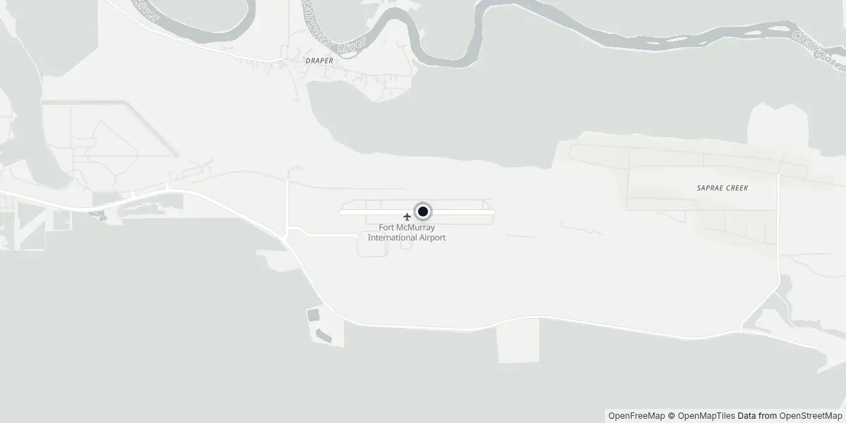 Rond de luchthaven