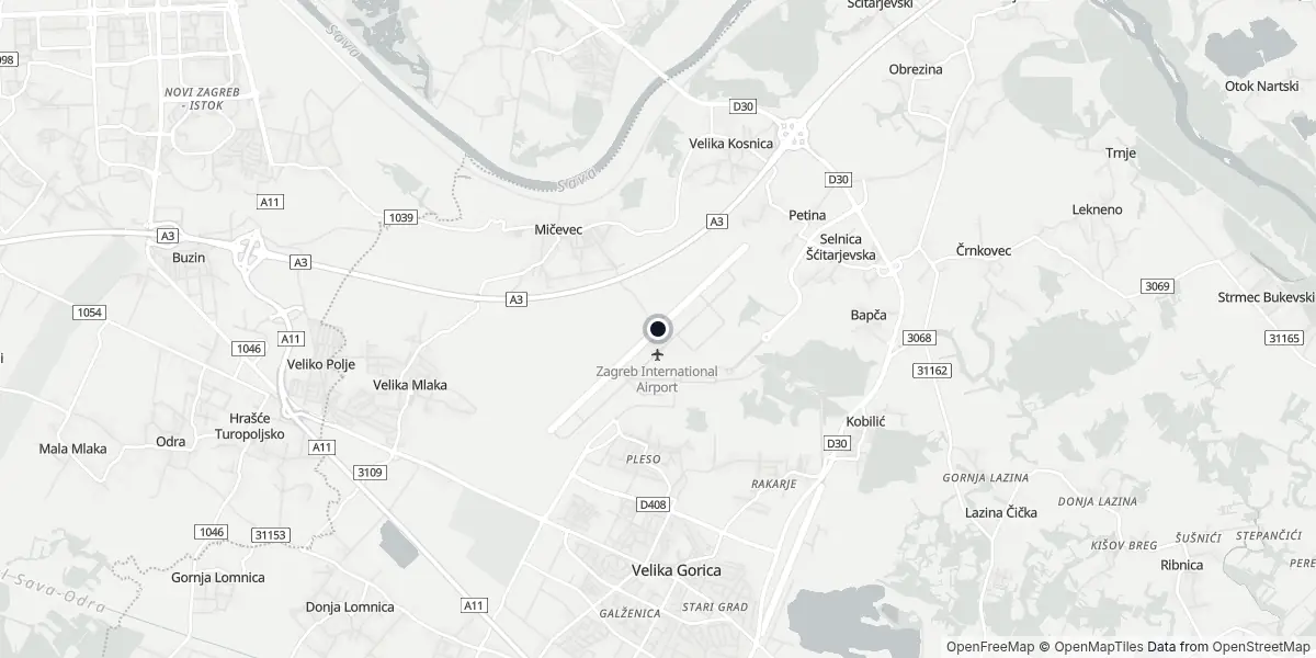 Dintorni dell'aeroporto
