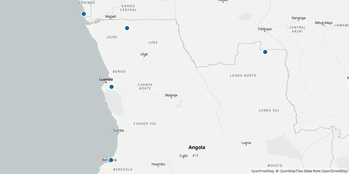 Mappa degli aeroporti