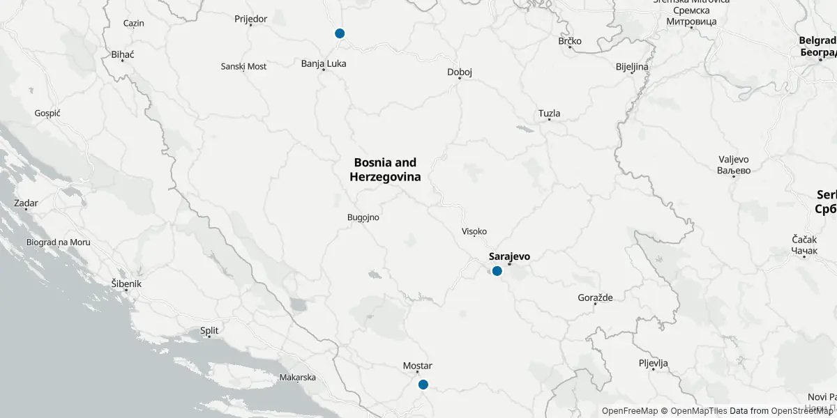 Mappa degli aeroporti