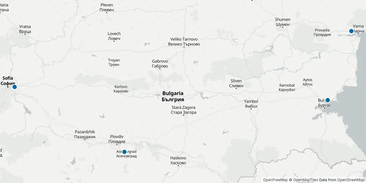 Mappa degli aeroporti
