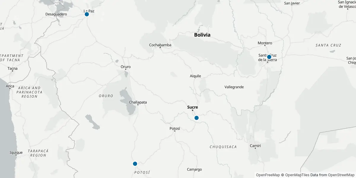 Mappa degli aeroporti