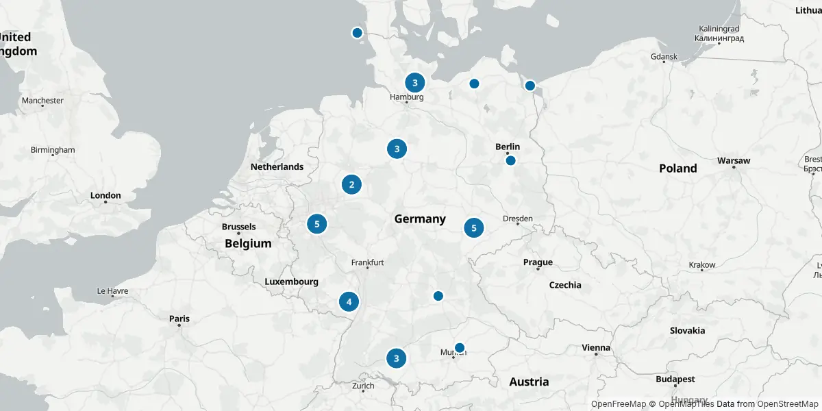 Mappa degli aeroporti