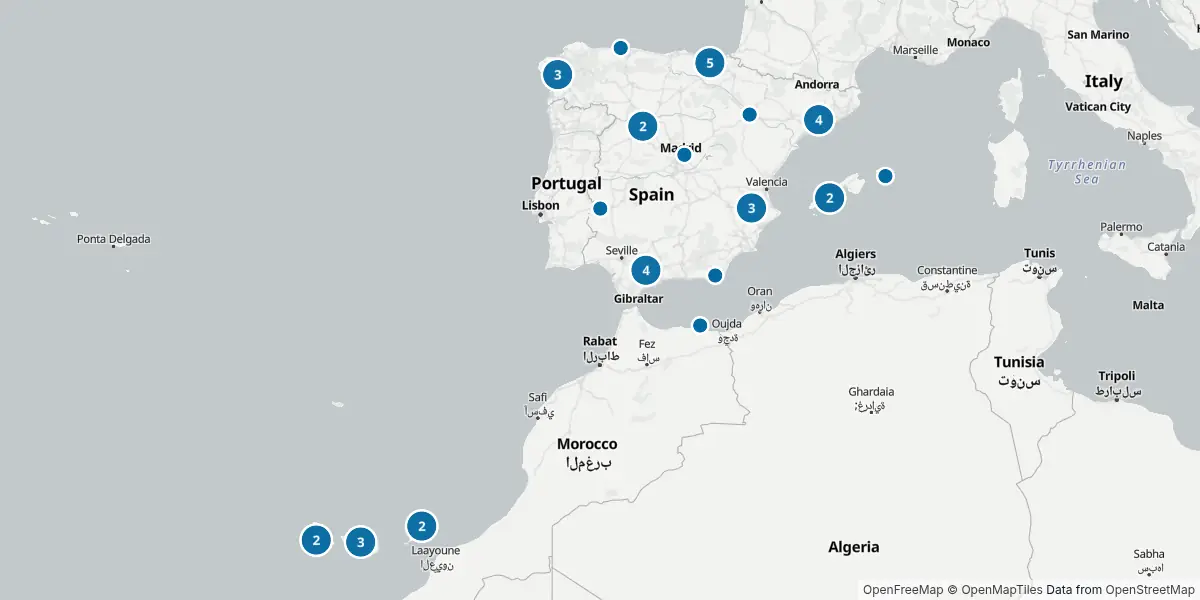 Mappa degli aeroporti