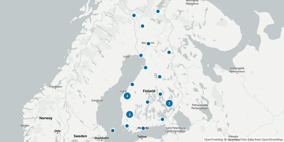 Mappa degli aeroporti