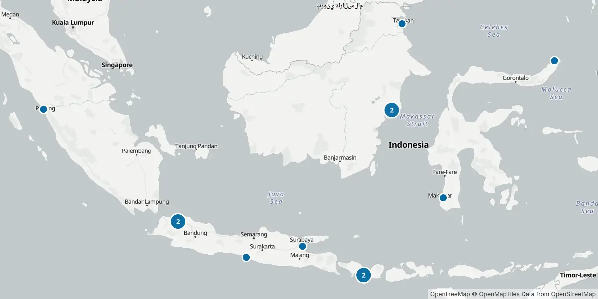 Mappa degli aeroporti