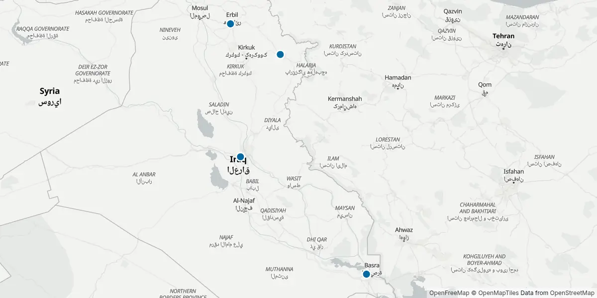 Mappa degli aeroporti