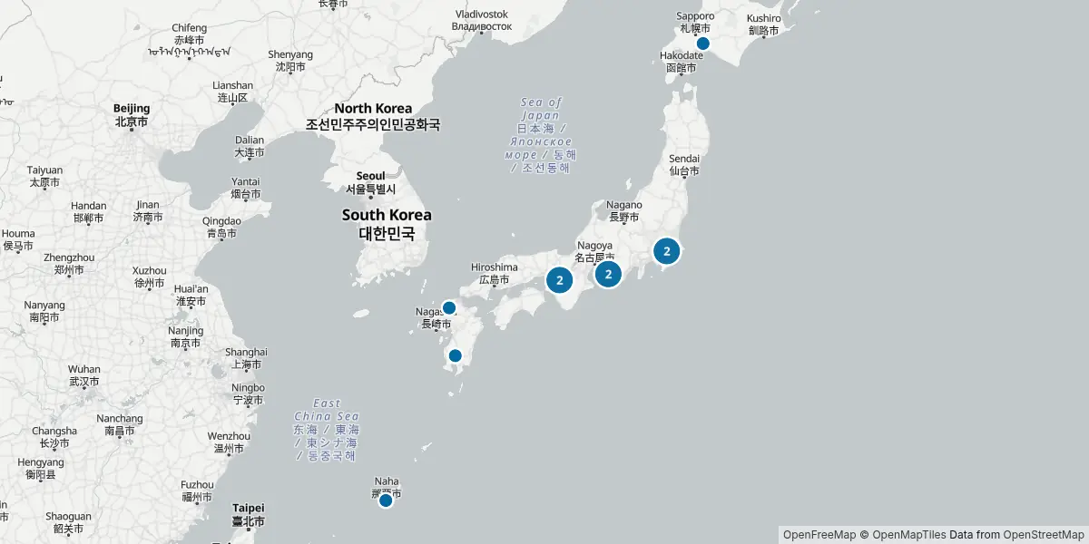 Mappa degli aeroporti