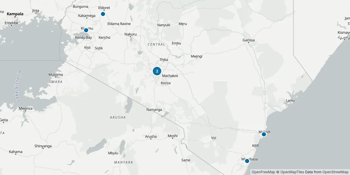 Mappa degli aeroporti