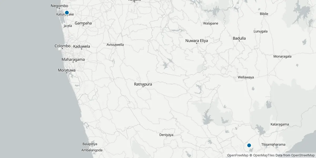 Mappa degli aeroporti